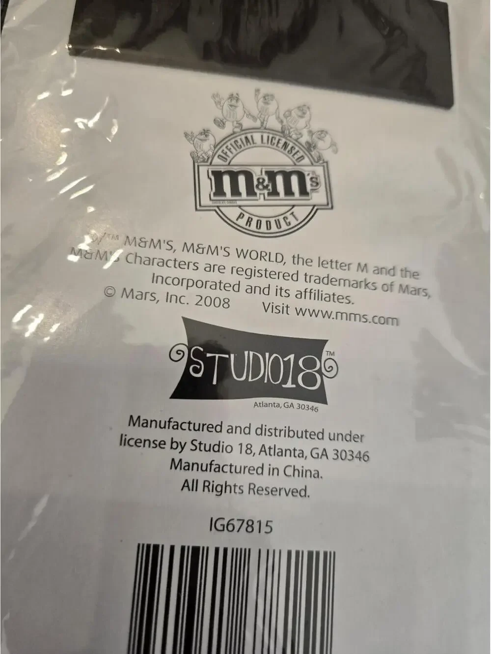 2008 M&M’s Green Character Magnetic List Pad 60 Sheet Factory Sealed